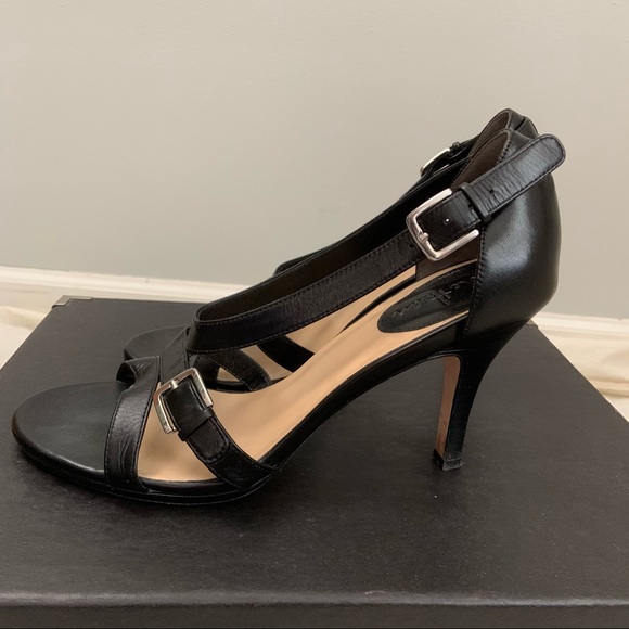 Cole Haan Strappy Leather Sandal Heels - Picture 9 of 10